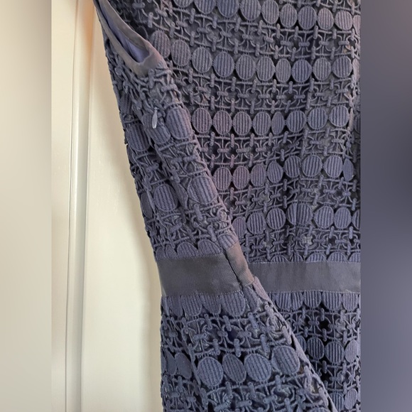 Tory Burch Navy macrame evening size 12 dress - Picture 13 of 15
